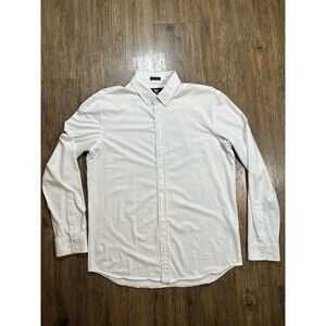 Buttercloth Mens Long Sleeve Icy Cotton Button Down Shirt Regular Fit Size L
